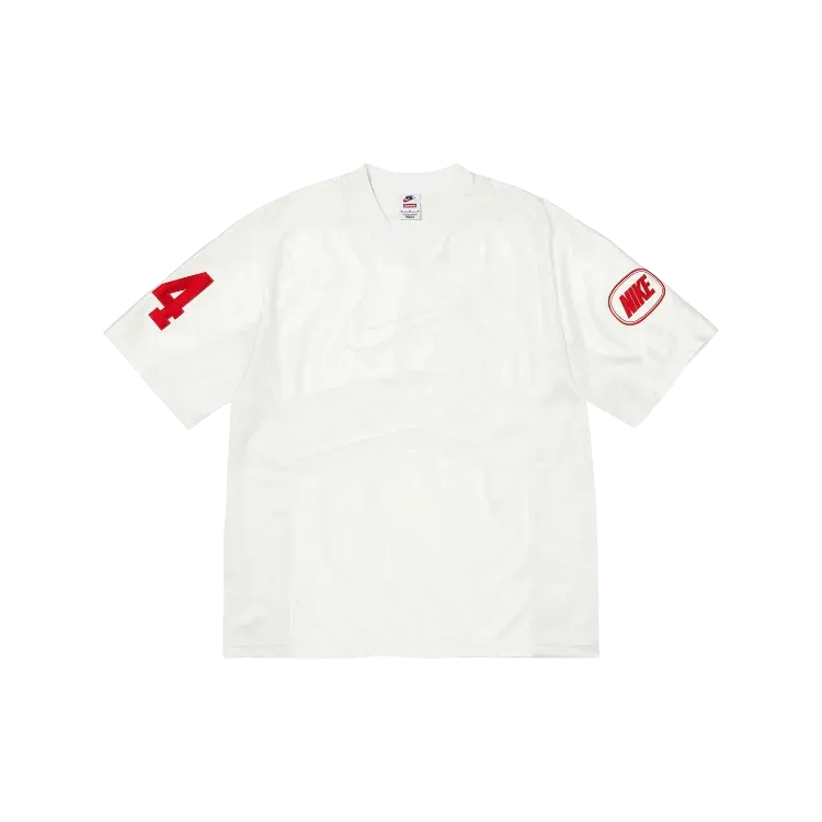 Nike x Supreme Camiseta Football Jersey White FW26-W6