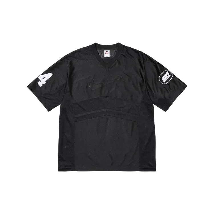 Nike x Supreme Camiseta Football Jersey Black FW26-W6