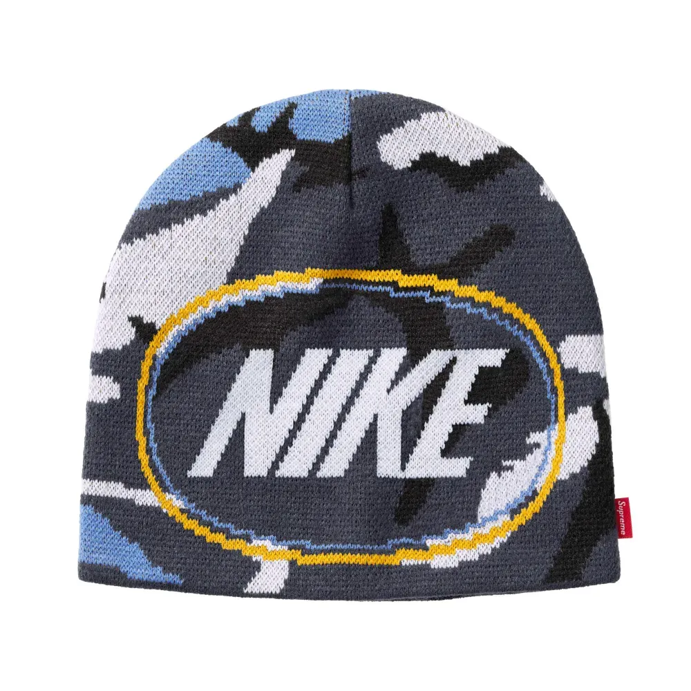 Imagem Nike x Supreme Touca Oval Beanie Blue Camo FW26-W6