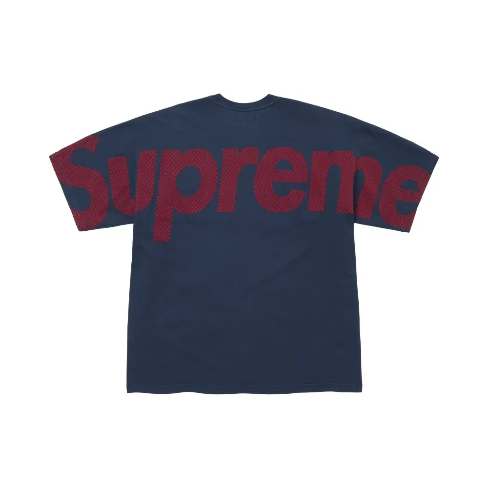 Camiseta Supreme Checkerboard Intarsia Navy FW26-W6 - Droper