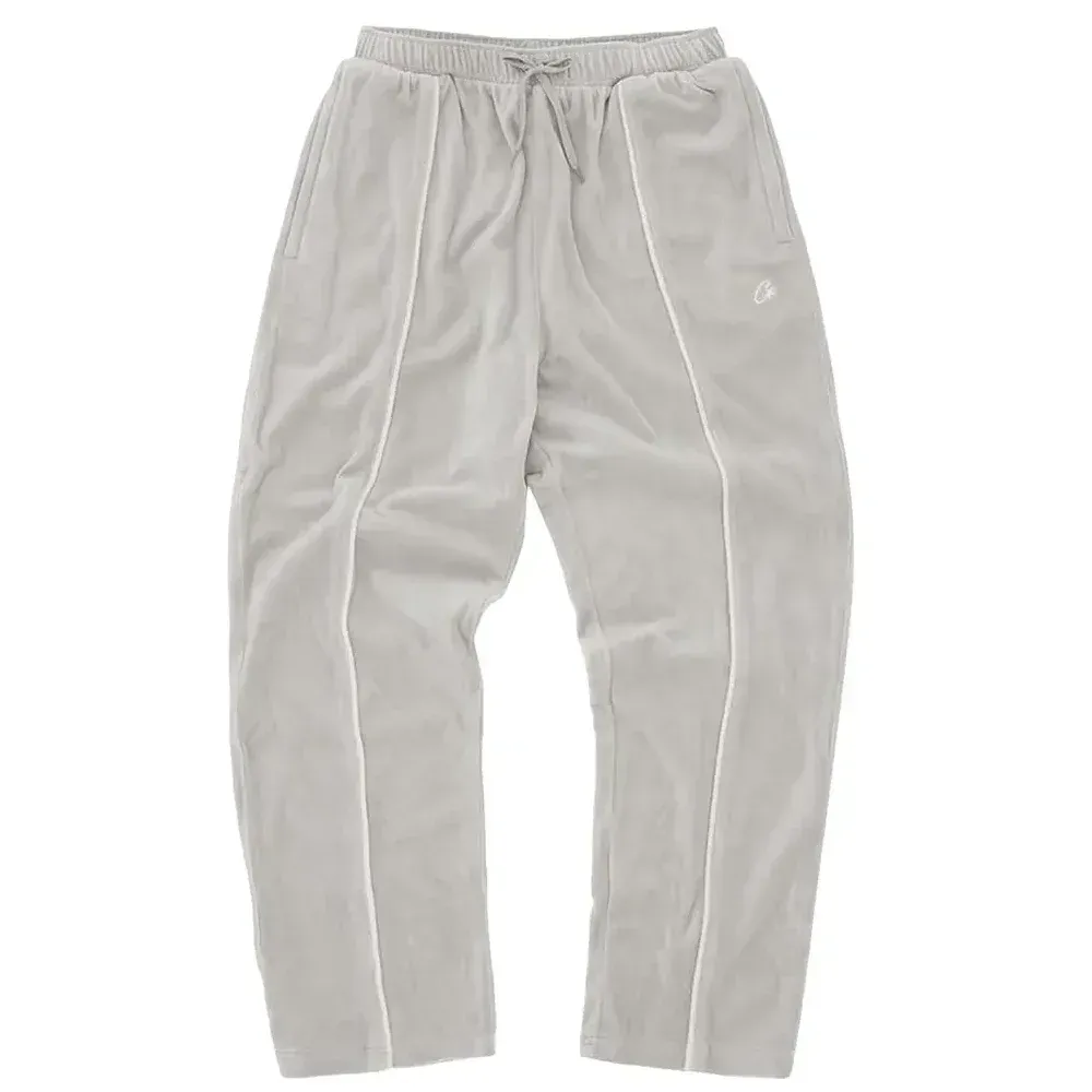 Conjunto Corteiz VVS Uptown Velour Track Grey foto 1