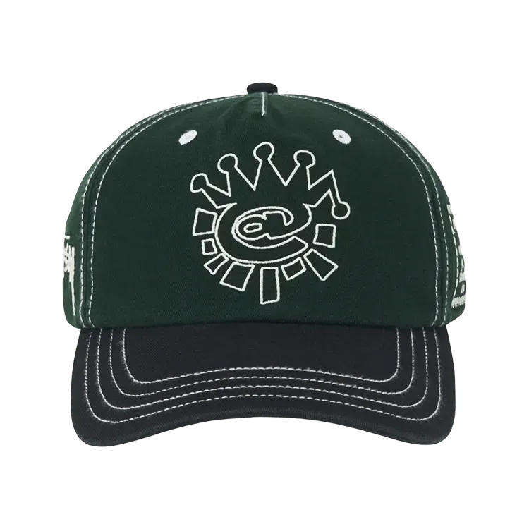Stüssy x always do what you should do Boné Snapback Hunter Green