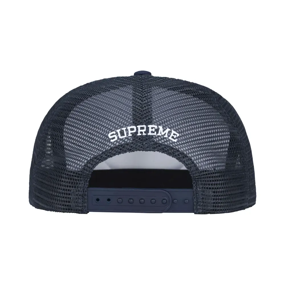 帽子 Supreme Authorized Mesh Back cap black Boné Supreme Authorized Mesh Back 5-Panel Navy FW26-W6 - Droper