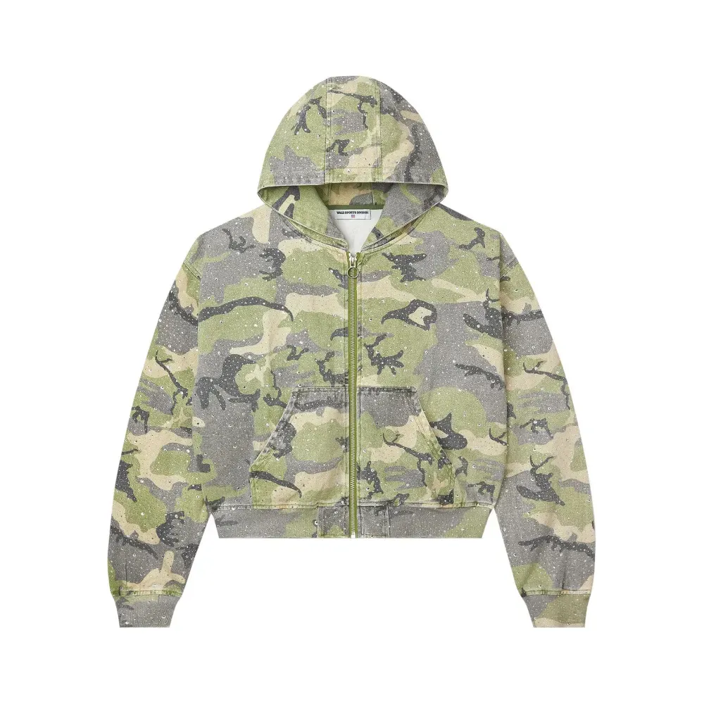 Conjunto Vale Lives Forever Crystal Camo Work Green foto 1