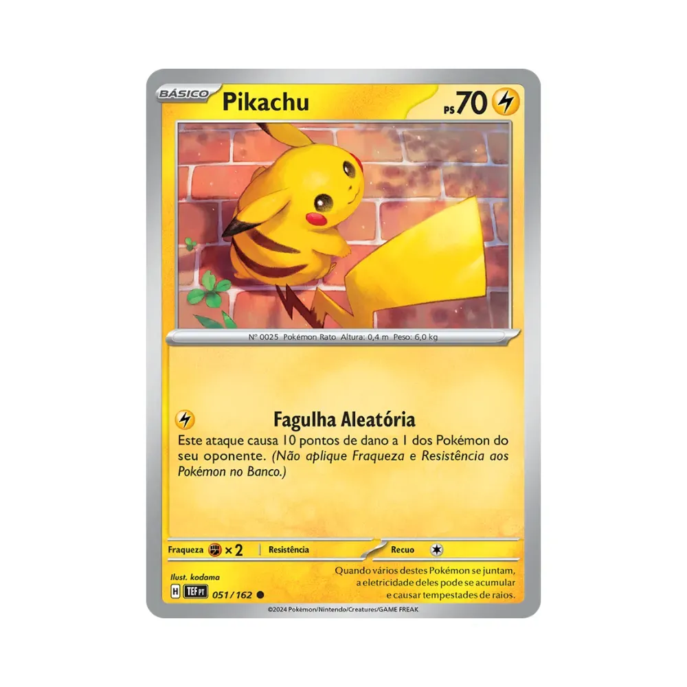 Pikachu (51/162) Forças Temporais Pokémon TCG - Droper