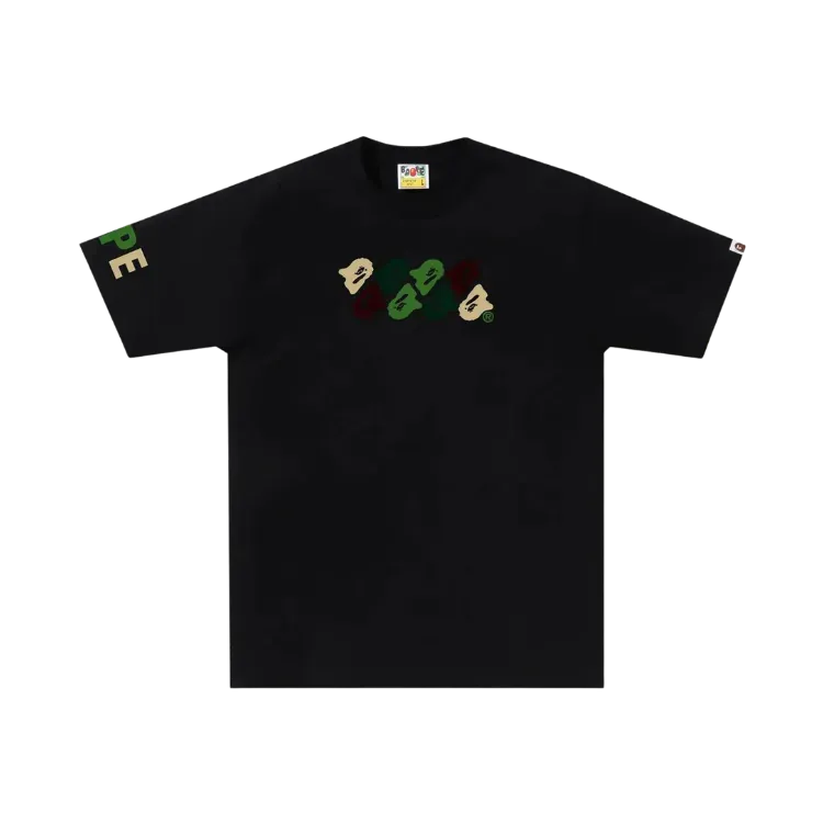 Camiseta Bape ABC Camo Black Green