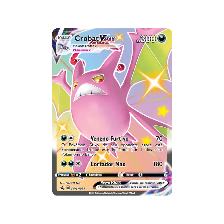 Crobat VMAX (SWSH99) Espada e Escudo Promos Pokémon TCG