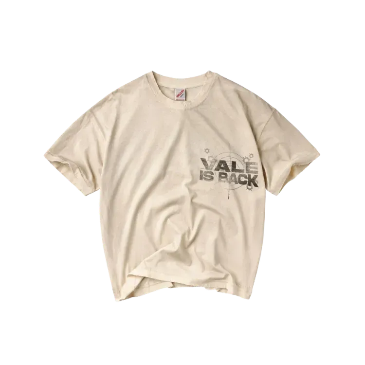 Camiseta Vale Lives Forever Vale Is Back Cream