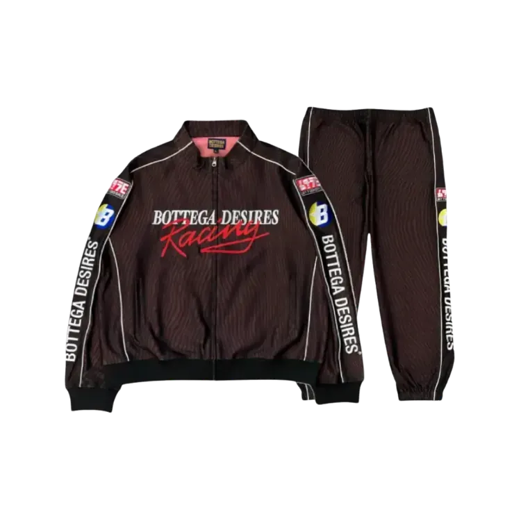 Conjunto Bottega Desires Race Tracksuit Black