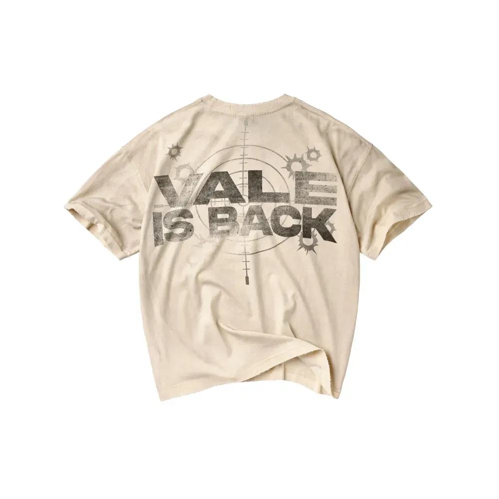 Camiseta Vale Lives Forever Vale Is Back Cream foto 1