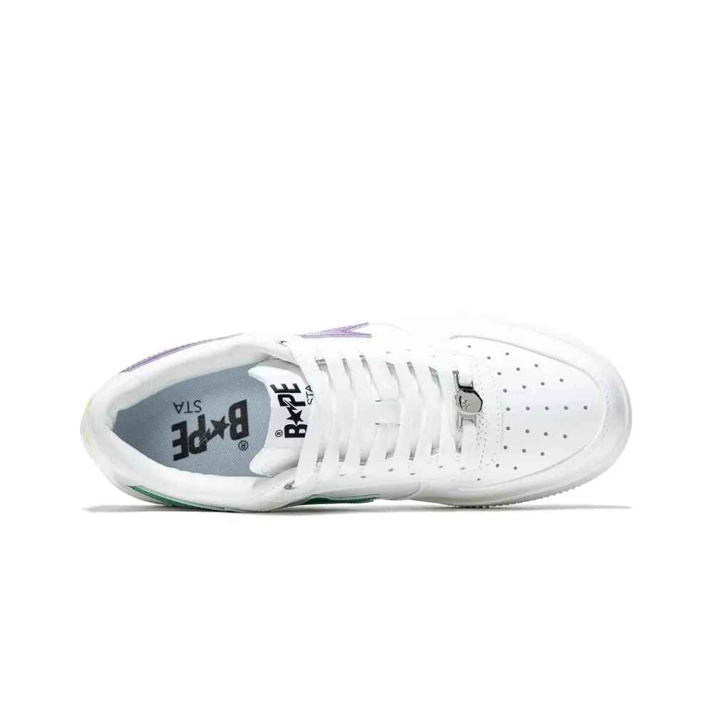 A Bathing Ape Bape Sta M2 White Purple foto 2