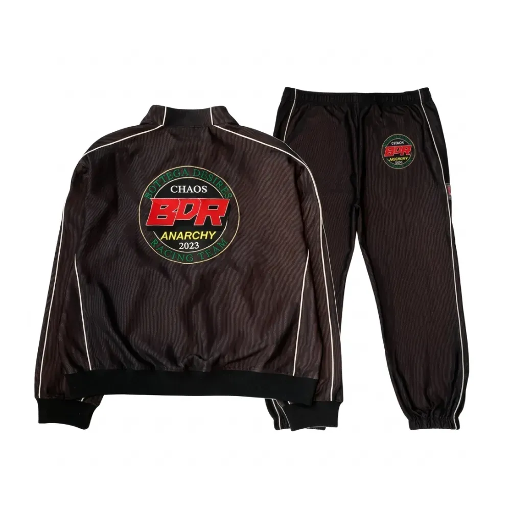Conjunto Bottega Desires Race Tracksuit Black foto 1