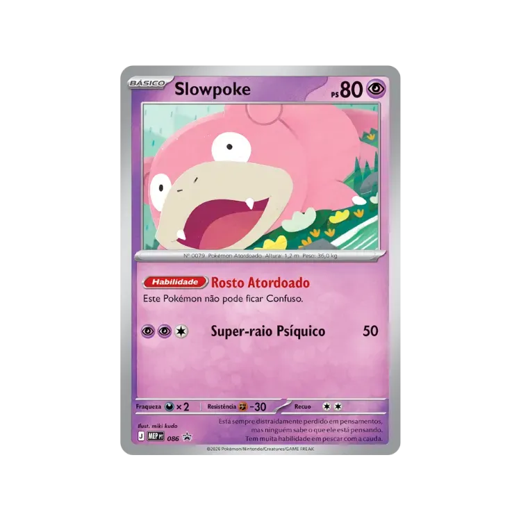 Slowpoke (86) Mega Promos Pokémon TCG