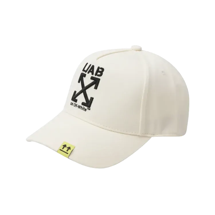 Boné Off-White L/AB Twill Front Snapback Cream Black