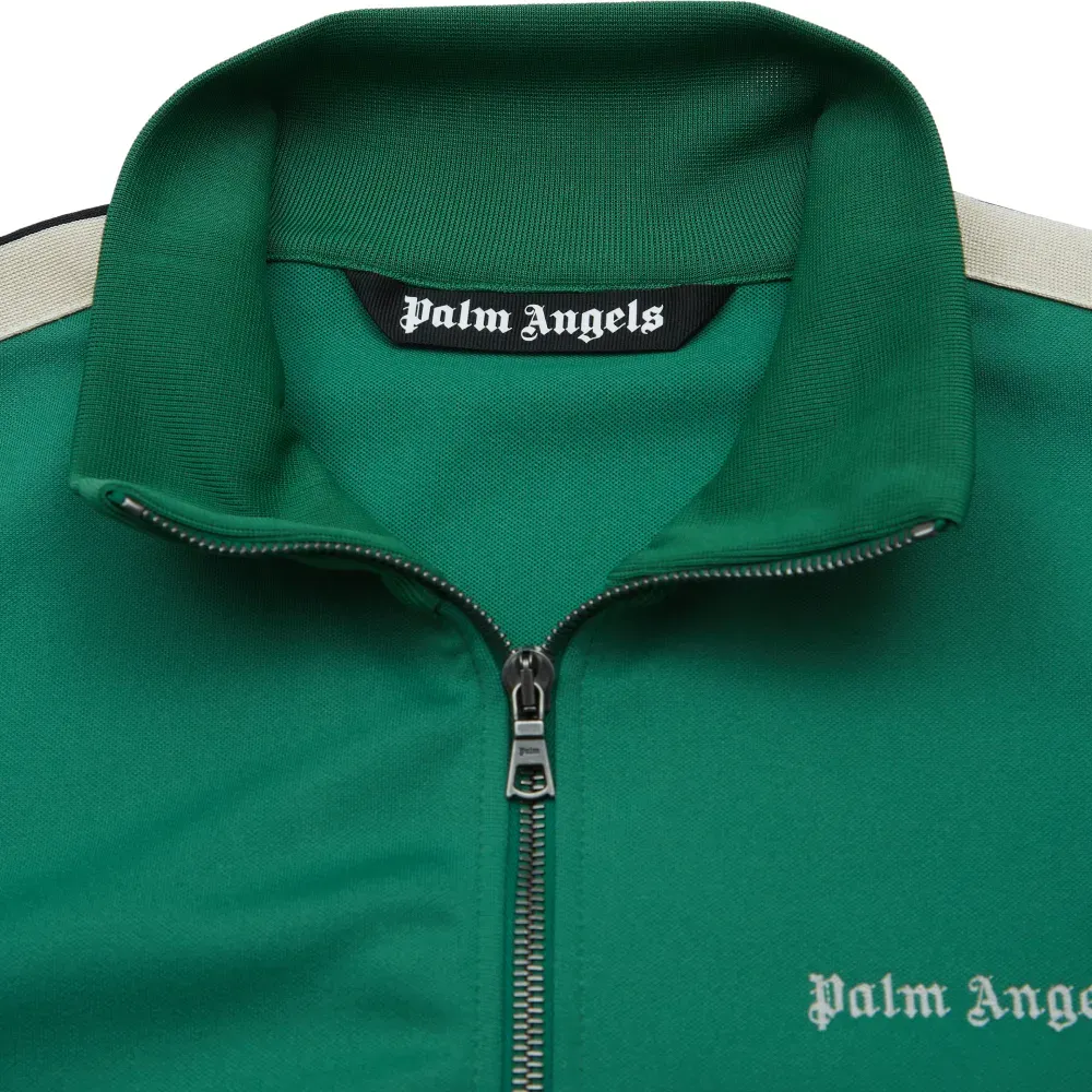 Jaqueta Palm Angels Classic Logo Track Jacket Forest Green foto 2