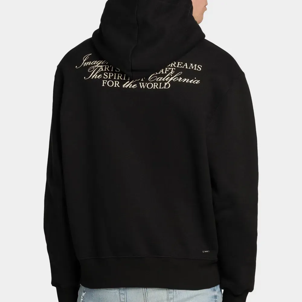 Moletom Amiri Spirit Zip Hoodie Black foto 2