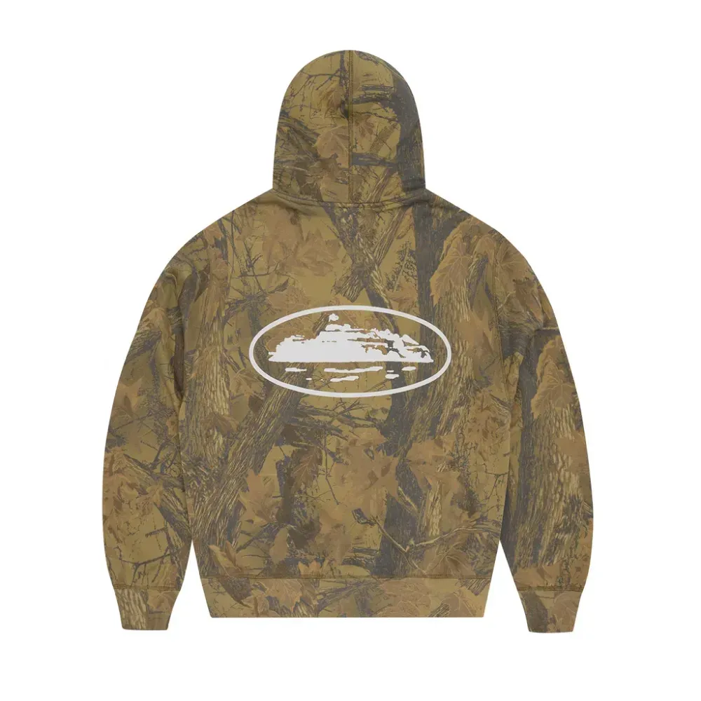 Conjunto Corteiz Island Puff Print Zip Forest Camo foto 2