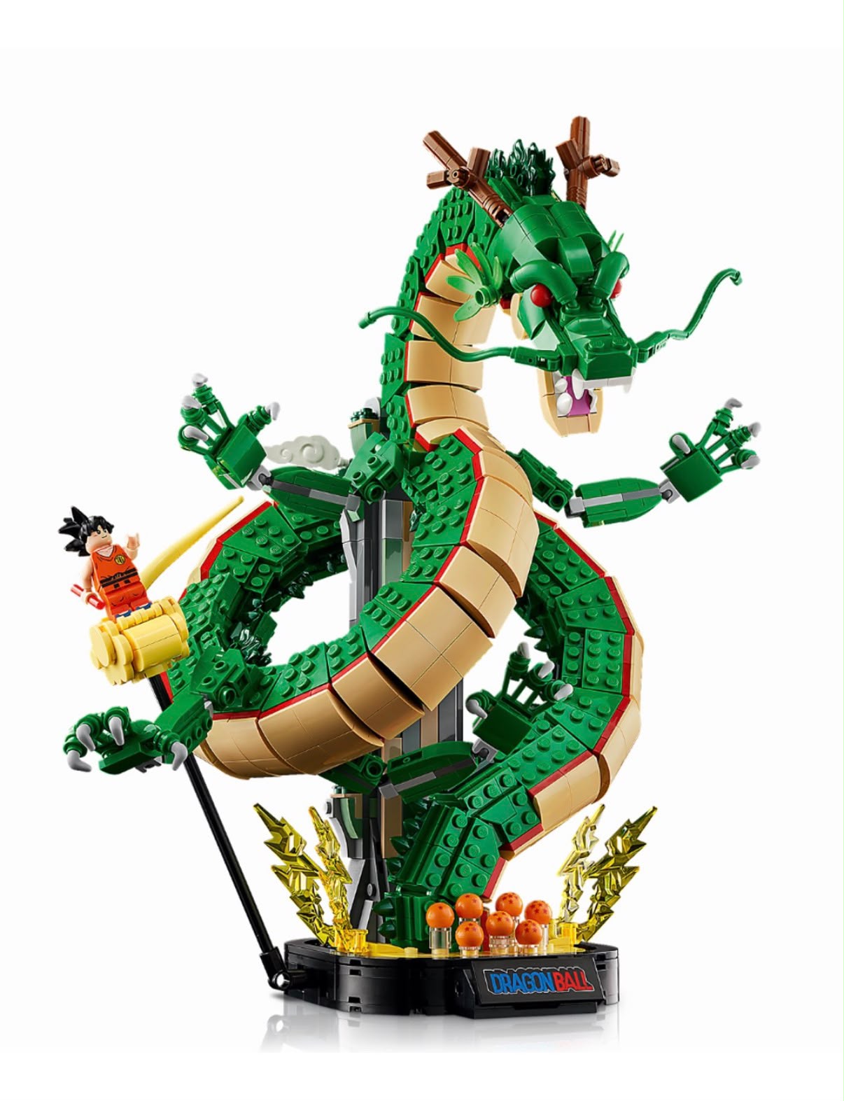 LEGO revela set épico de Shenlong e Goku em parceria com Dragon Ball