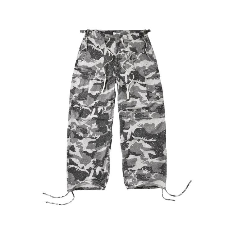 Calça Vale Lives Forever Cargo Winter Crystal Camo Grey