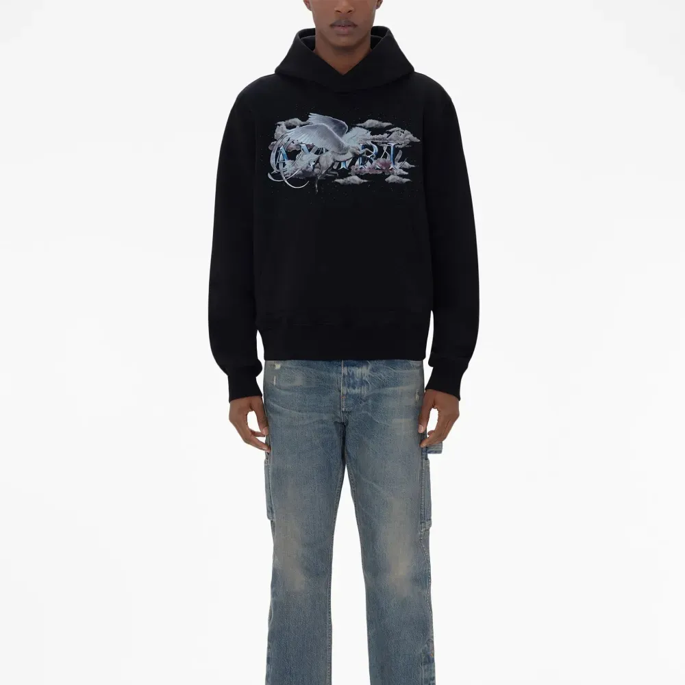 Moletom Amiri Graphic Print Pegasus Black foto 1