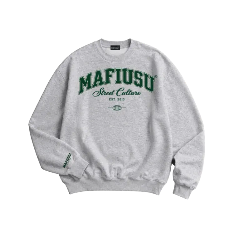 Moletom MAFIUSU Mescla College Grey