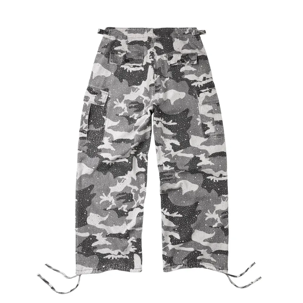 Calça Vale Lives Forever Cargo Winter Crystal Camo Grey foto 1
