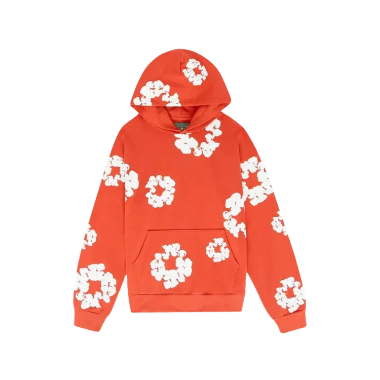 Moletom Denim Tears Wreath Print Orange