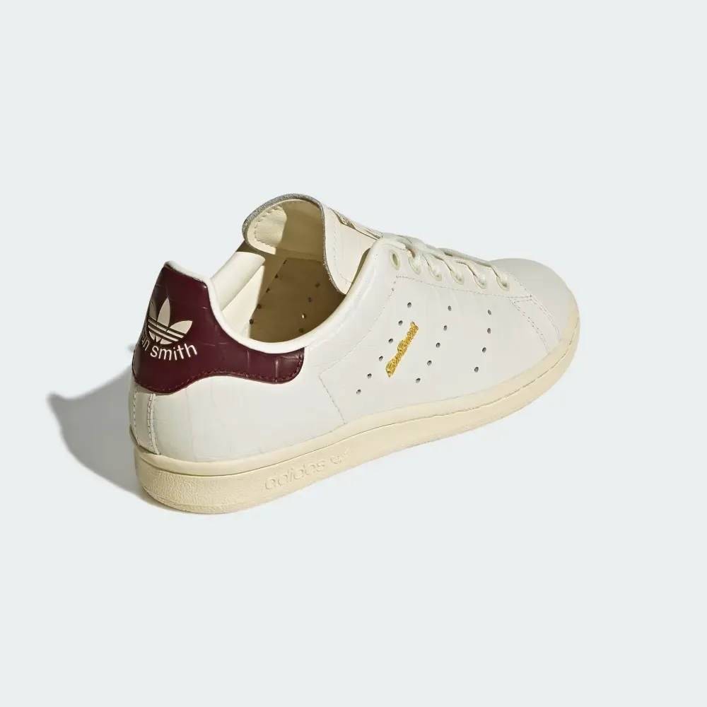 adidas Stan Smith 80s Croc Off White Maroon foto 4