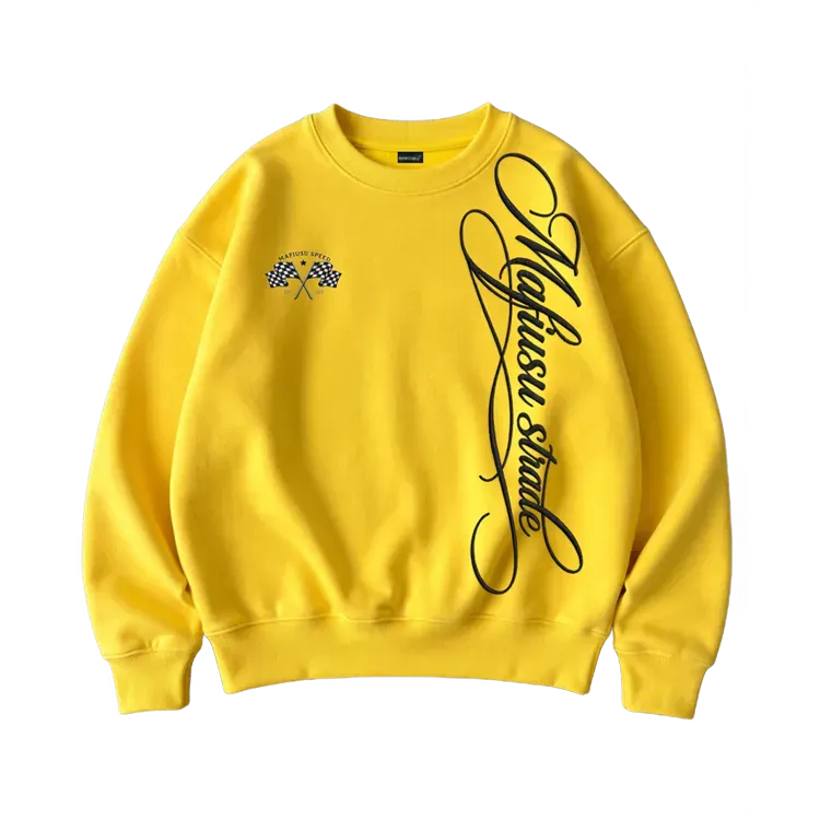 Moletom MAFIUSU Careca Speed Yellow