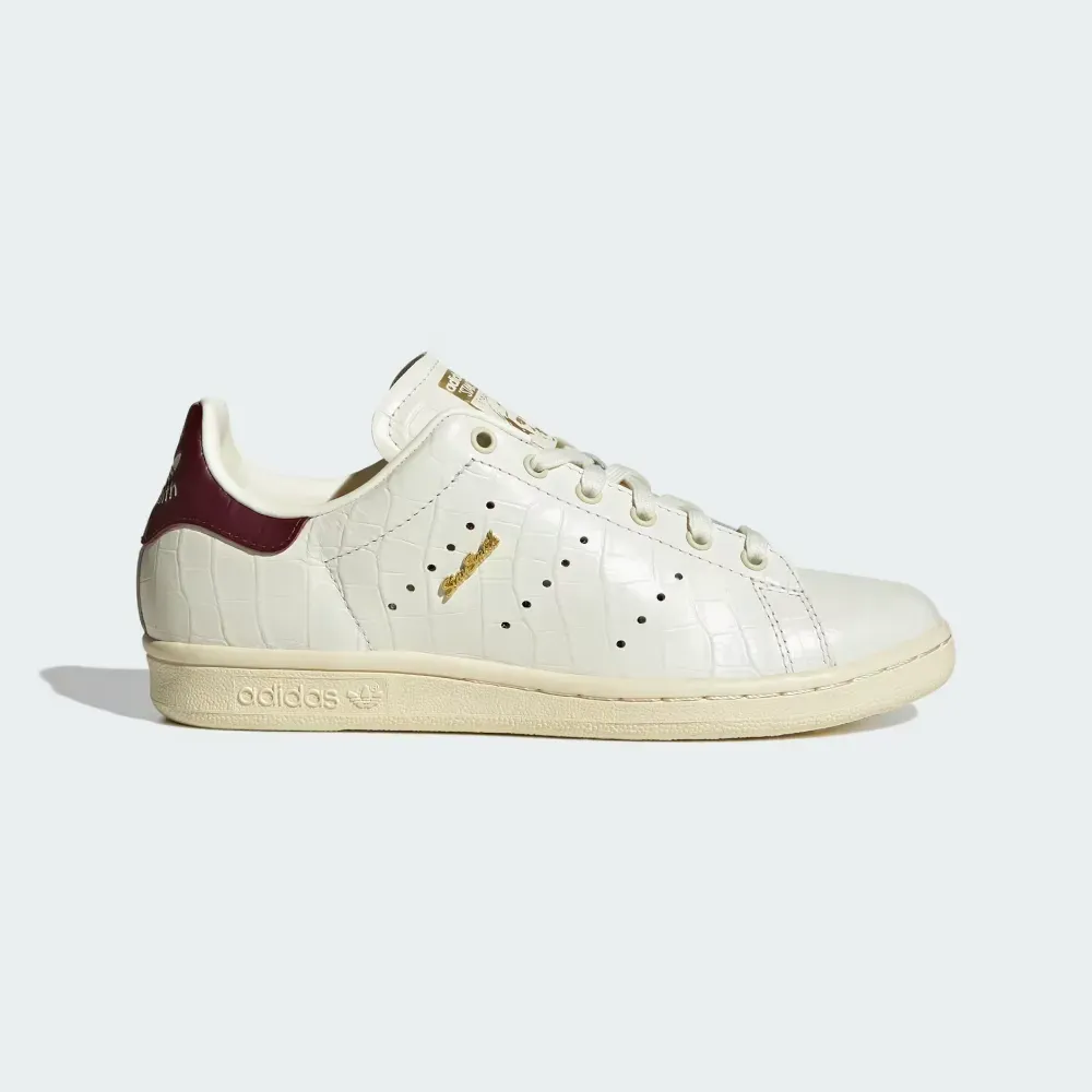 adidas Stan Smith 80s Croc Off White Maroon foto 1