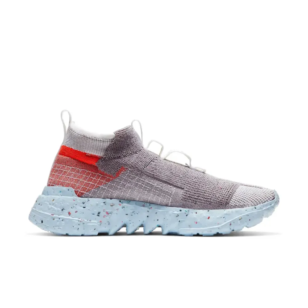 Nike Space Hippie 03 Vast Grey Hyper Crimson White Ice Blue Feminino foto 3