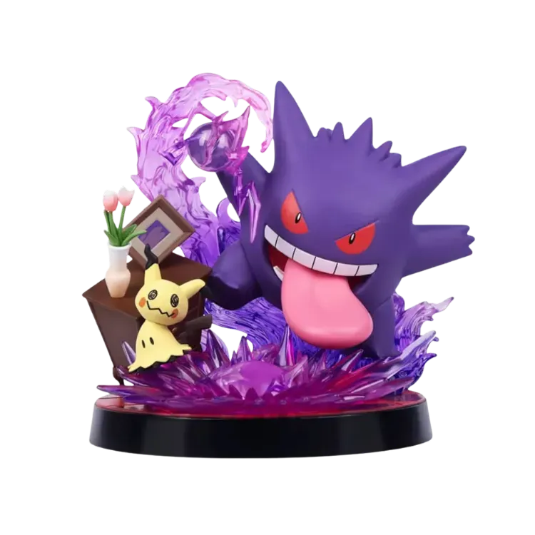 Pokémon x FUNISM Toy Gengar and Mimikyu Prime Figure