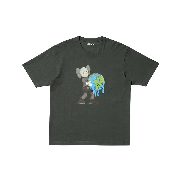 KAWS x Uniqlo Camiseta Universe UT Graphic Gray