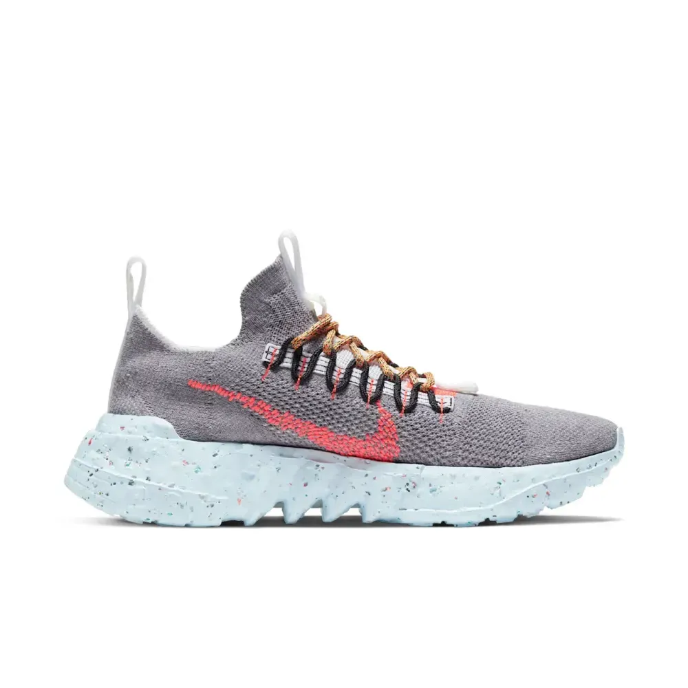Nike Space Hippie 01 Vast Grey Hyper Crimson White Ice Blue Feminino foto 3