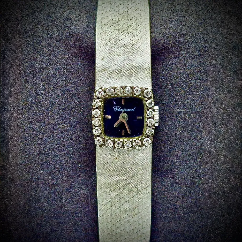 Relógio Chopard Lady 18k White Gold 17.4mm foto 3