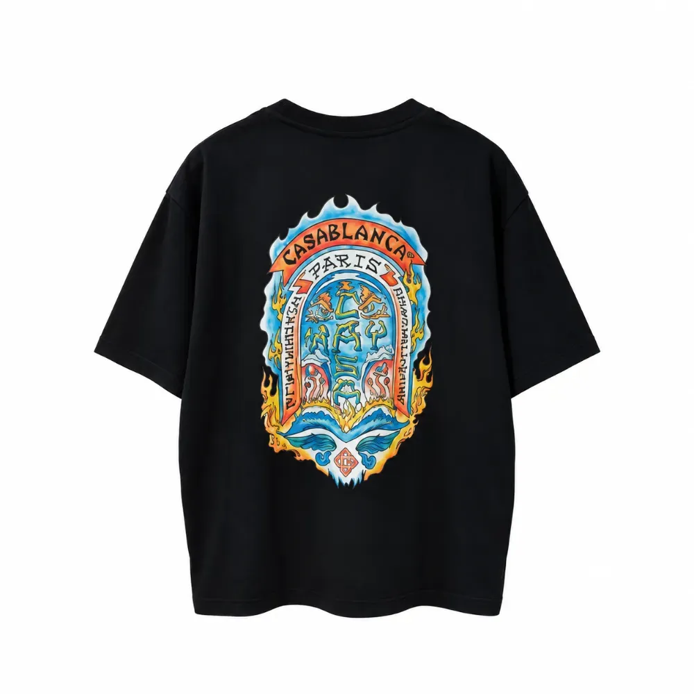 Camiseta Casablanca Way Skate Black foto 1