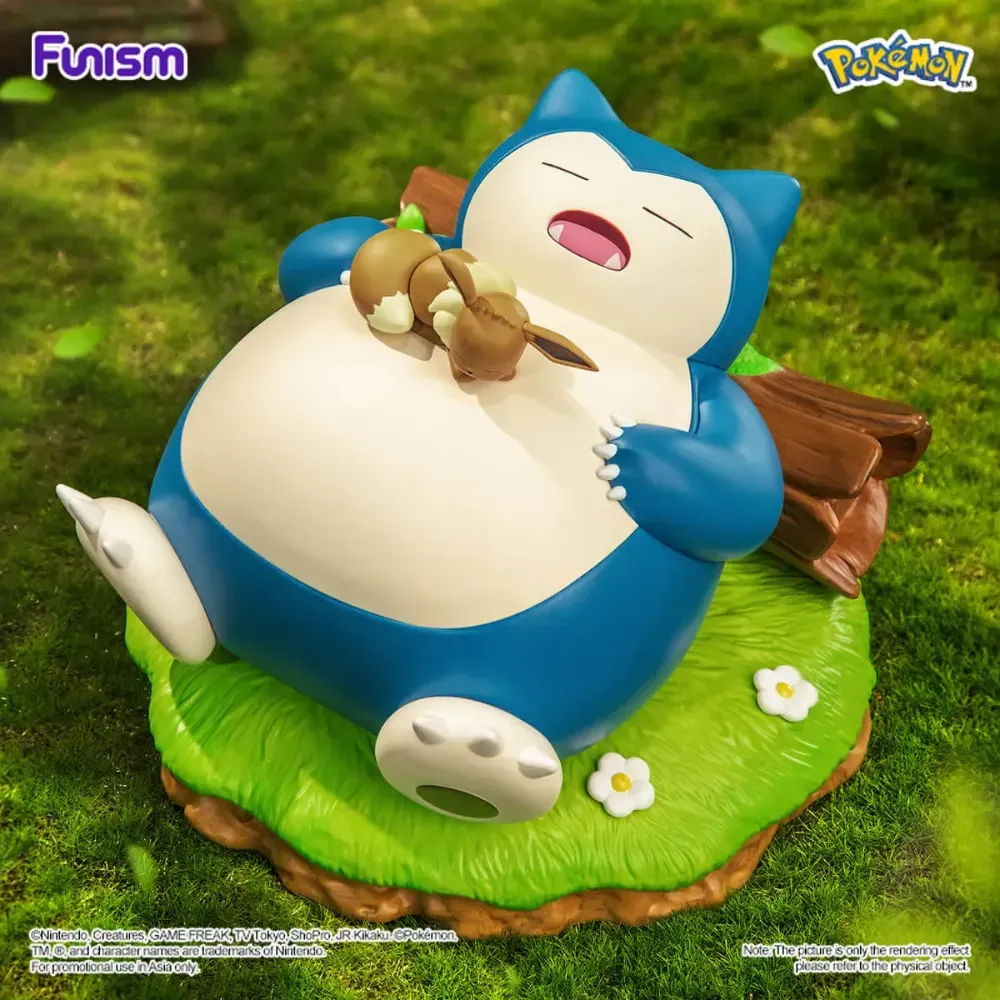 Pokémon x FUNISM Toy Snorlax & Eevee Prime Figure Good Buddy foto 2