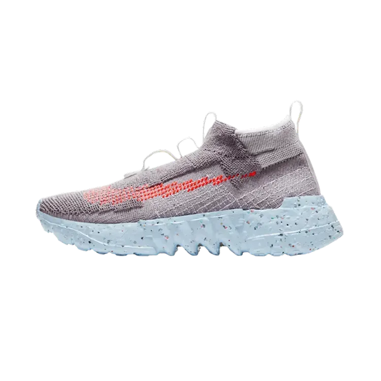 Nike Space Hippie 03 Vast Grey Hyper Crimson White Ice Blue Feminino