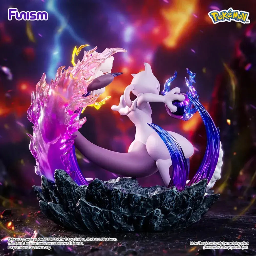 Pokémon x FUNISM Toy Mewtwo & Mew Prime Figure Good Buddy foto 2