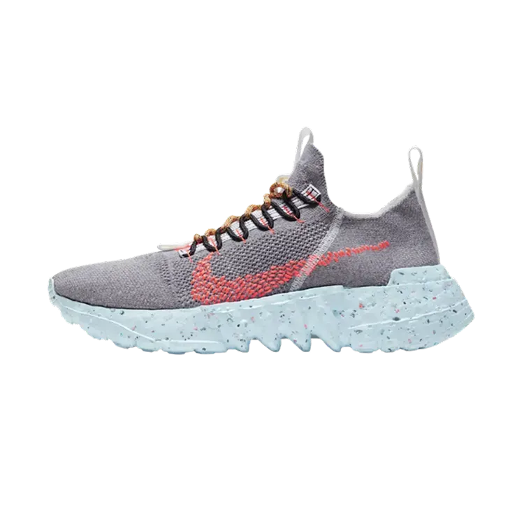 Nike Space Hippie 01 Vast Grey Hyper Crimson White Ice Blue Feminino