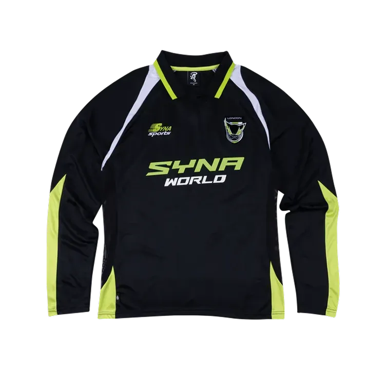 Camiseta Syna World DVL Footy Long-Sleeve Black