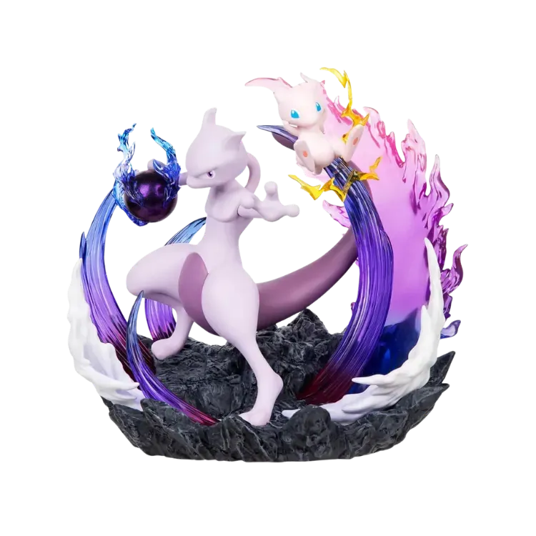 Pokémon x FUNISM Toy Mewtwo & Mew Prime Figure Good Buddy