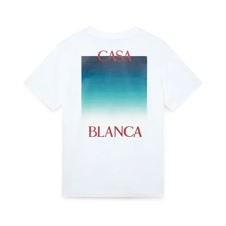 Camiseta Casablanca Gradient Casa Logo White
