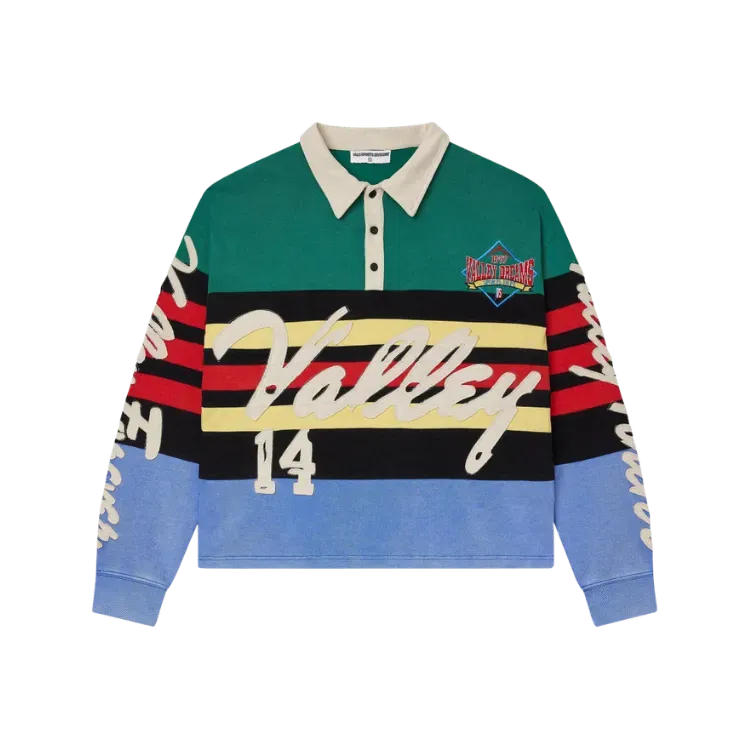 Camisa Vale Lives Forever Wallaby Rugby Blue Green Yellow