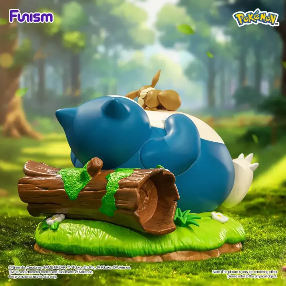 Pokémon x FUNISM Toy Snorlax & Eevee Prime Figure Good Buddy foto 1