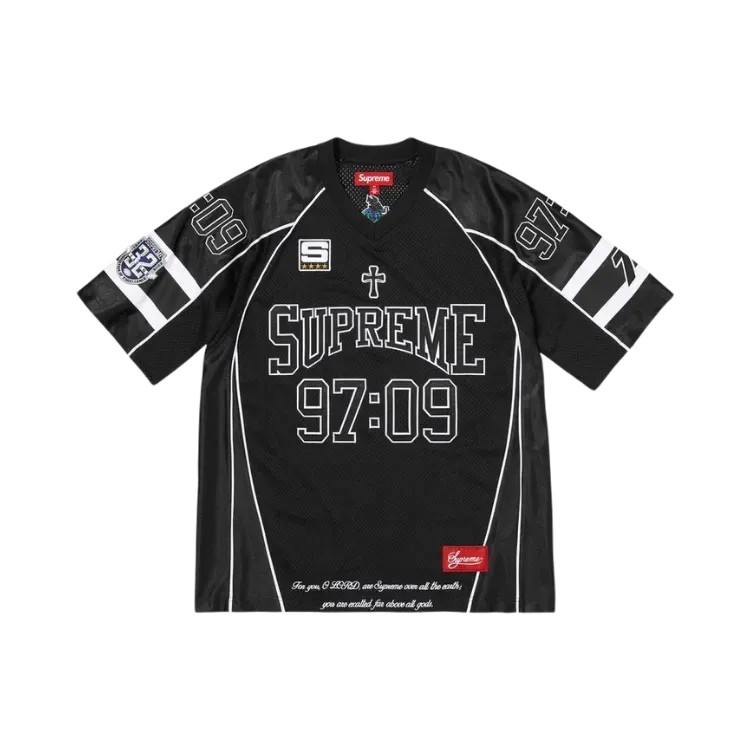 Camiseta Supreme Disciples Football Jersey Black FW26-W7