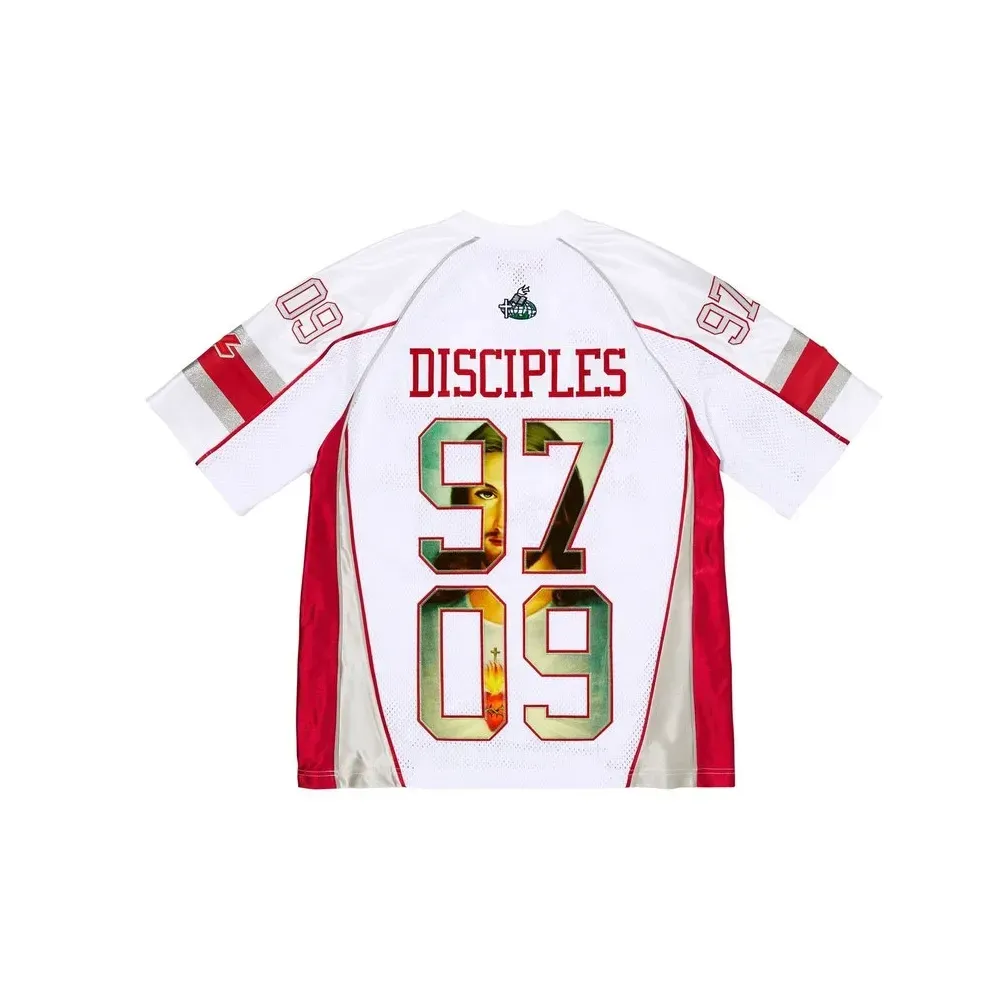 Camiseta Supreme Disciples Football Jersey White FW26-W7 foto 1