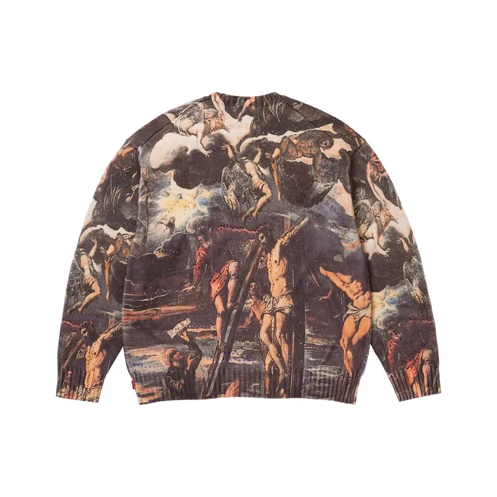 Suéter Supreme Crucifixion Multicolor FW26-W7 foto 1