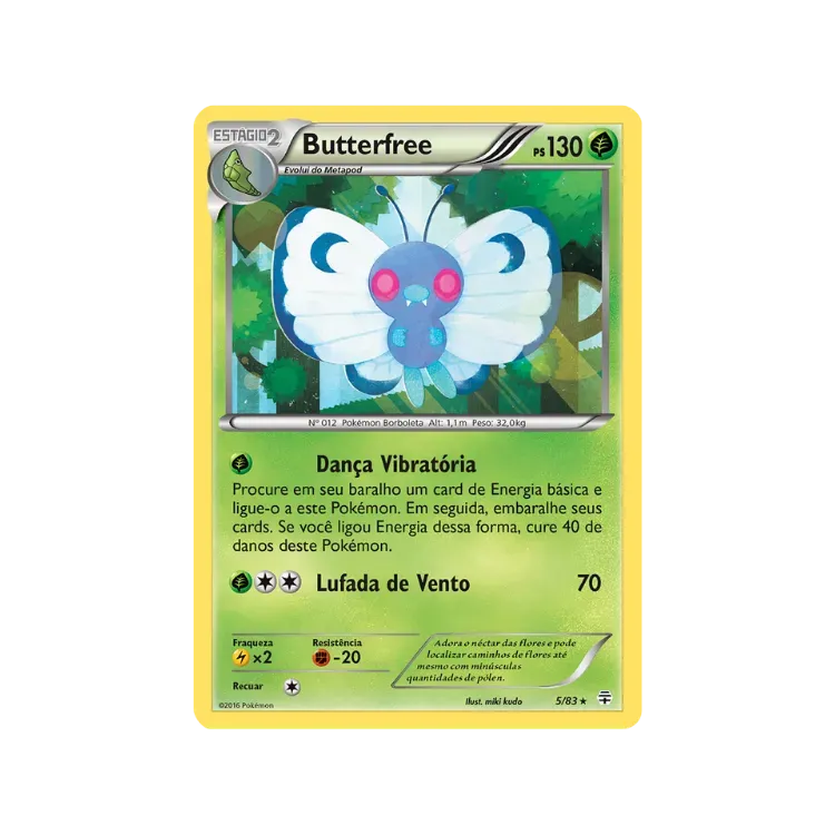 Butterfree (5/83) Gerações Pokémon TCG