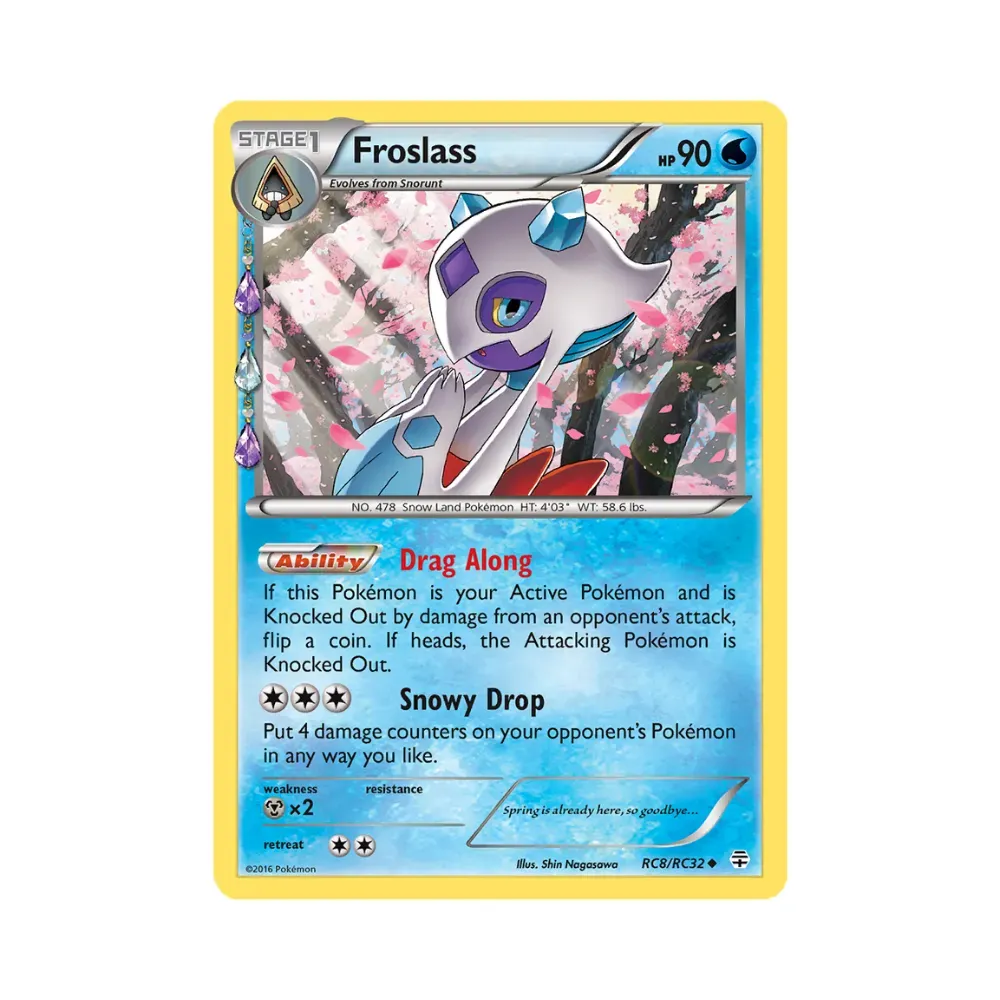 Froslass (RC8/RC32) Gerações Pokémon TCG foto 1